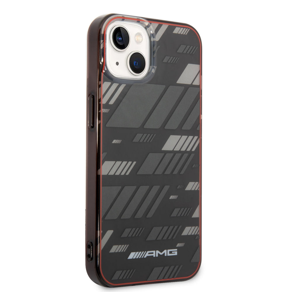 AMG iPhone 14 & 13 Backcover hoesje - Double Layer - Expressive Graphic Design - Zwart-Hoesjes-Ilumina Benelux
