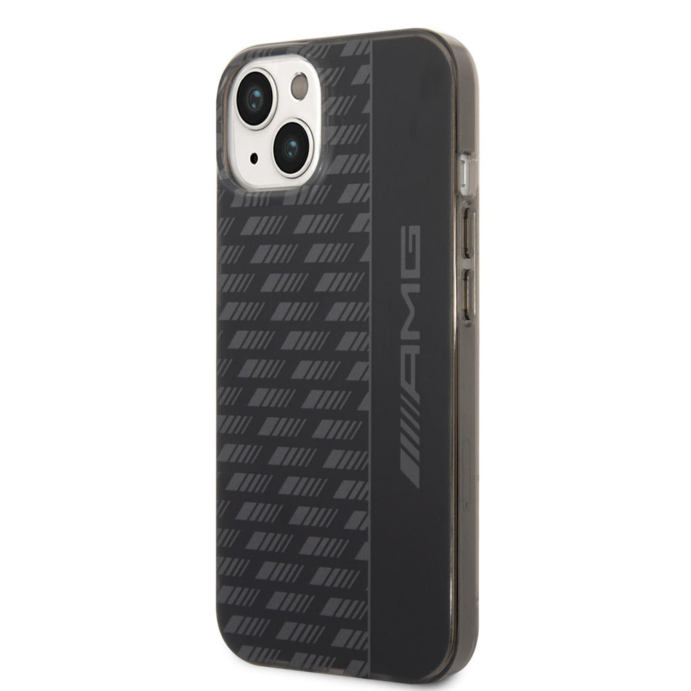 AMG iPhone 14 & 13 Backcover hoesje - Frosted - Carbon Pattern - Zwart-Hoesjes-Ilumina Benelux
