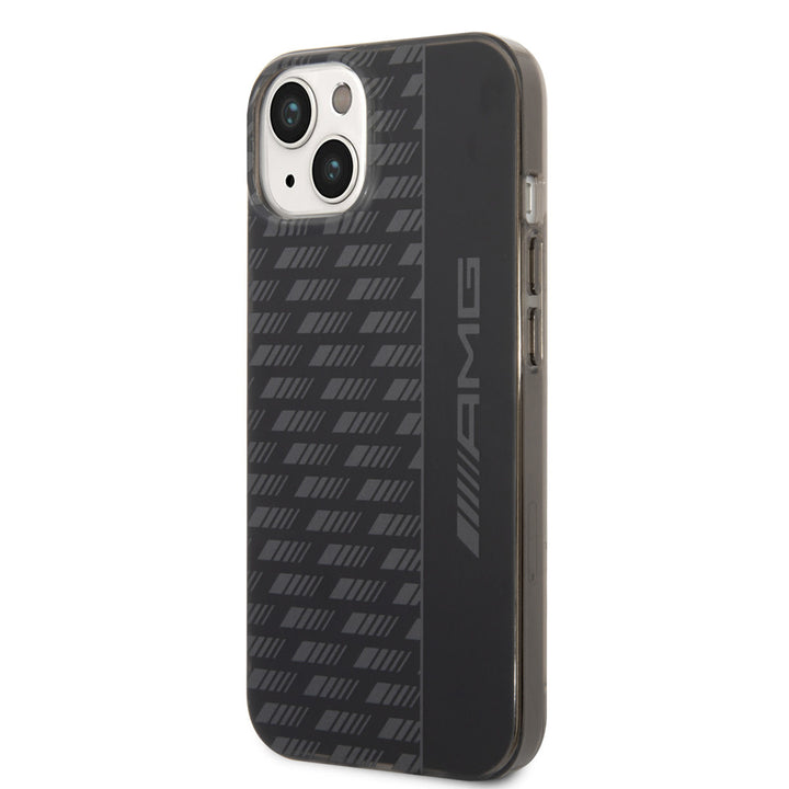 AMG iPhone 14 & 13 Backcover hoesje - Frosted - Carbon Pattern - Zwart-Hoesjes-Ilumina Benelux