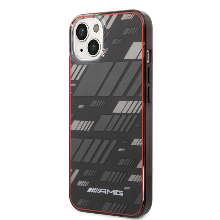 AMG iPhone 14 Plus & 15 Plus Backcover hoesje - Double Layer - Expressive Graphic Design - Zwart-Hoesjes-Ilumina Benelux