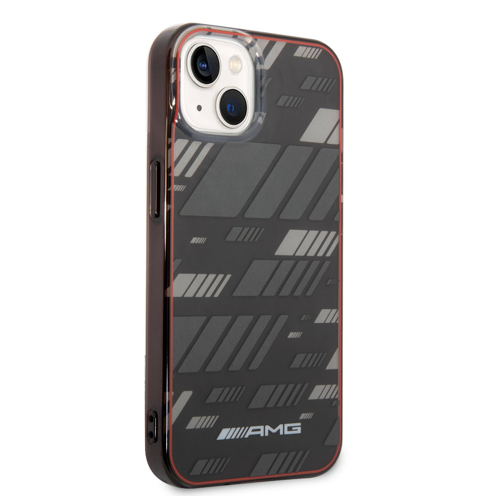 AMG iPhone 14 Plus & 15 Plus Backcover hoesje - Double Layer - Expressive Graphic Design - Zwart-Hoesjes-Ilumina Benelux