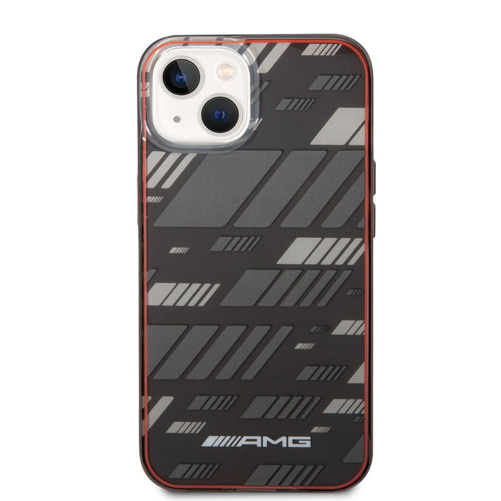 AMG iPhone 14 Plus & 15 Plus Backcover hoesje - Double Layer - Expressive Graphic Design - Zwart-Hoesjes-Ilumina Benelux