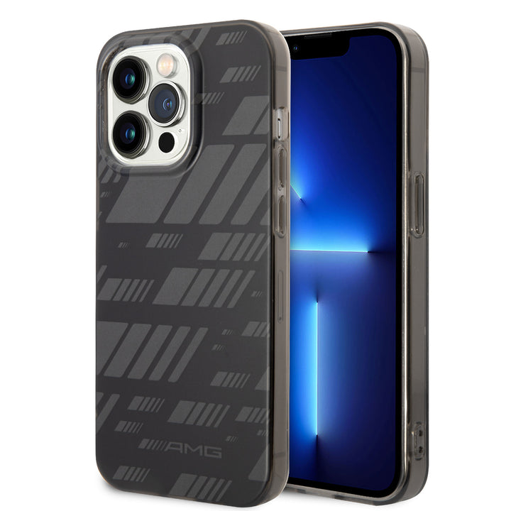 AMG iPhone 14 Pro Back Cover hoesje - Double Layer - Expressive Design - Zwart-Hoesjes-Ilumina Benelux