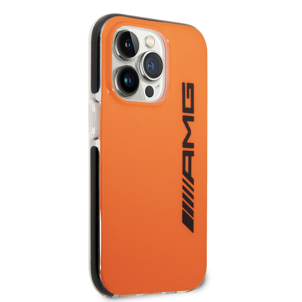 AMG iPhone 14 Pro Backcover hoesje - Black Frame - Oranje-Hoesjes-Ilumina Benelux