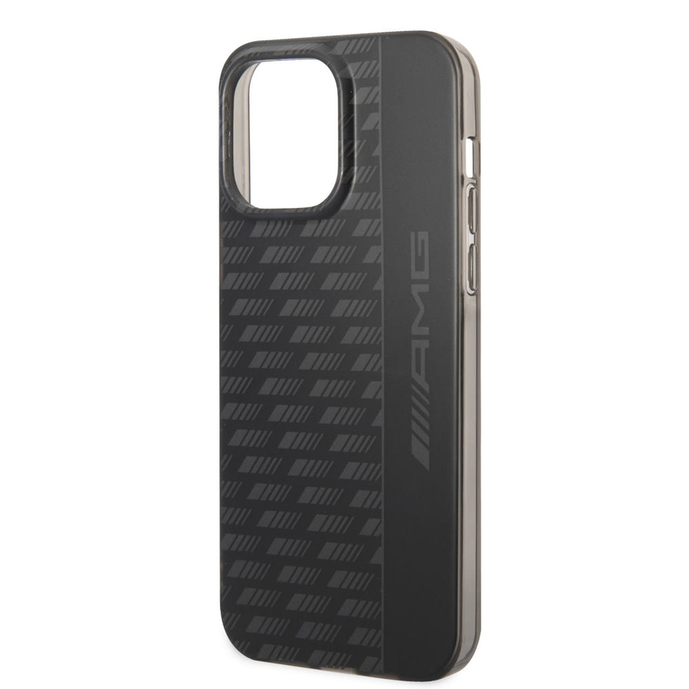 AMG iPhone 14 Pro Backcover hoesje - Frosted - Carbon Pattern - Zwart-Hoesjes-Ilumina Benelux