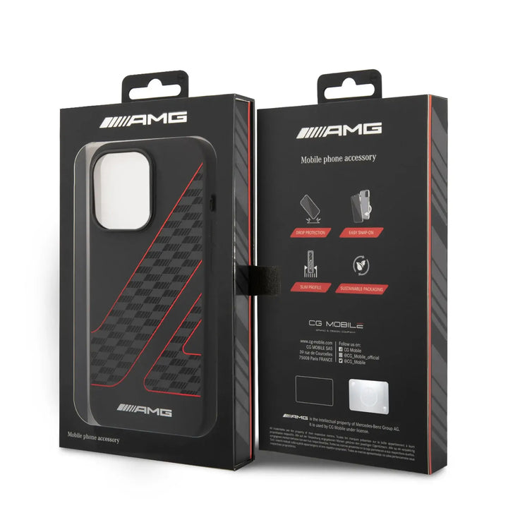 AMG iPhone 14 Pro Backcover hoesje - TQ - Zwart-Hoesjes-Ilumina Benelux