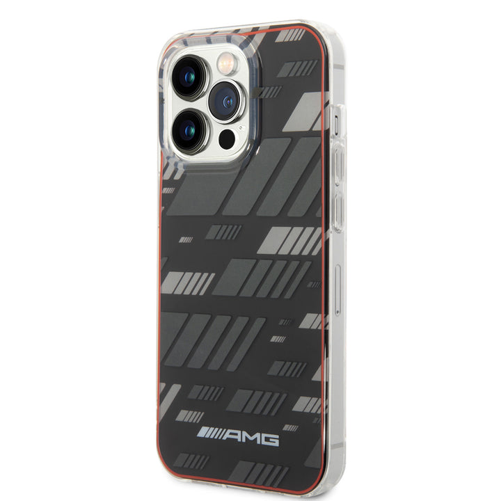 AMG iPhone 14 Pro Max Backcover hoesje - Double Layer - Expressive Graphic Design - Zwart-Hoesjes-Ilumina Benelux
