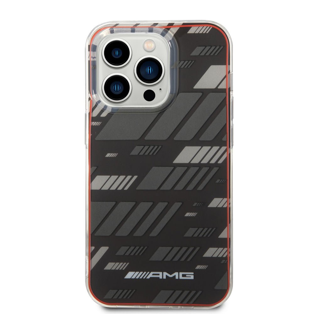 AMG iPhone 14 Pro Max Backcover hoesje - Double Layer - Expressive Graphic Design - Zwart-Hoesjes-Ilumina Benelux