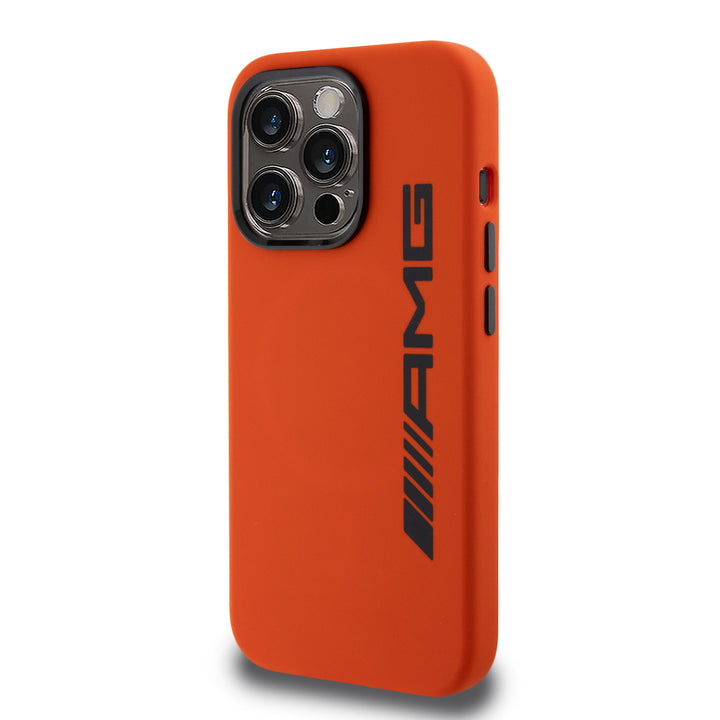 AMG iPhone 15 Pro Backcover hoesje - Large Logo - Oranje-Hoesjes-Ilumina Benelux
