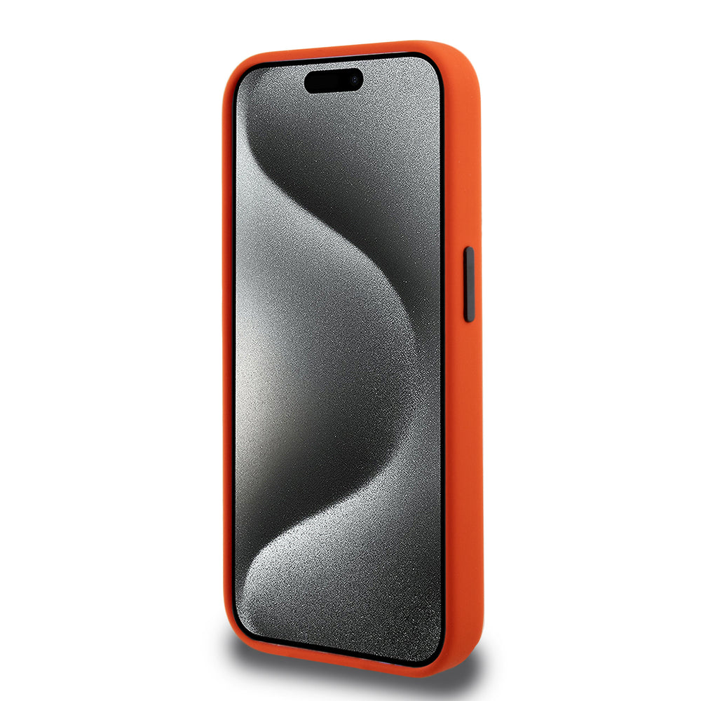 AMG iPhone 15 Pro Backcover hoesje - Large Logo - Oranje-Hoesjes-Ilumina Benelux