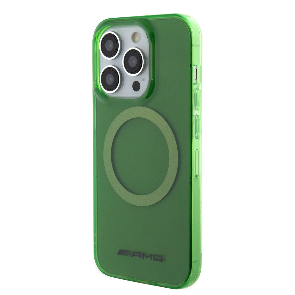 AMG iPhone 15 Pro Backcover hoesje - Magsafe - Groen-Hoesjes-Ilumina Benelux