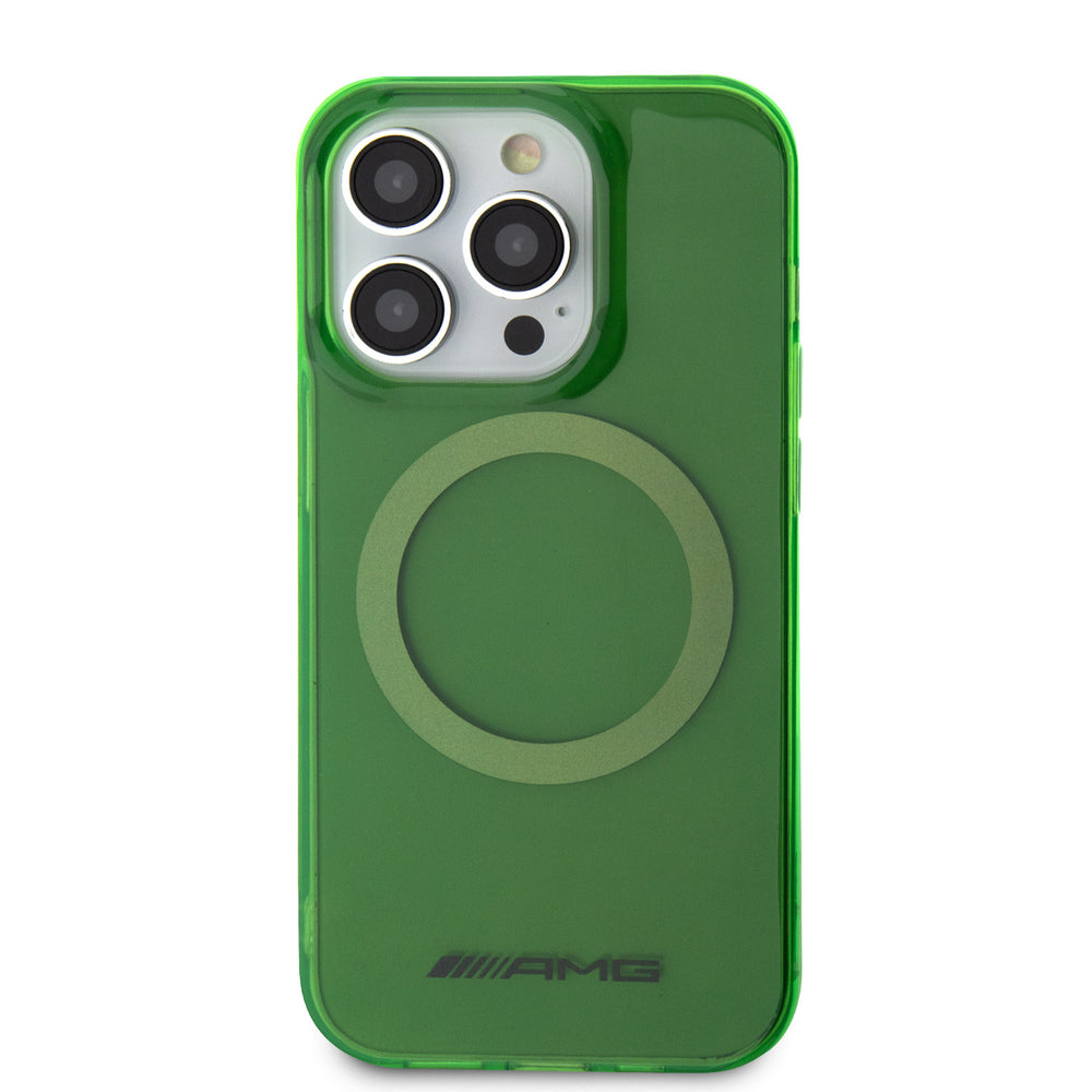 AMG iPhone 15 Pro Backcover hoesje - Magsafe - Groen-Hoesjes-Ilumina Benelux