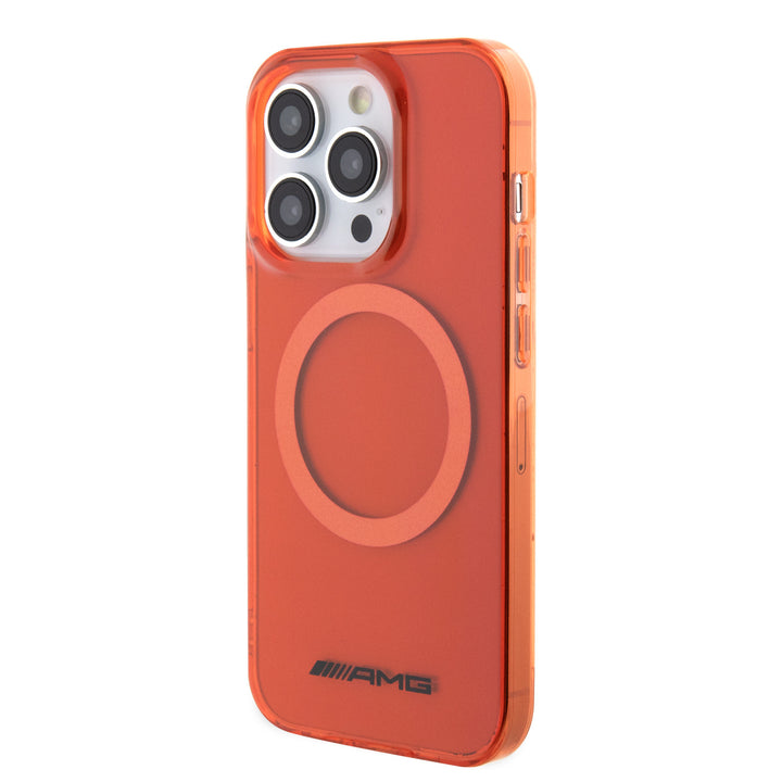 AMG iPhone 15 Pro Backcover hoesje - Magsafe - Oranje-Hoesjes-Ilumina Benelux