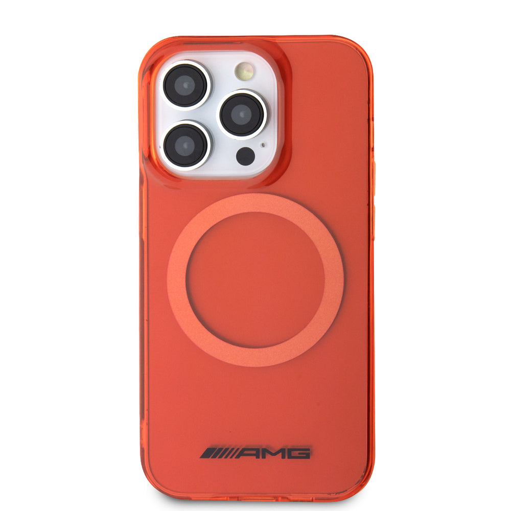 AMG iPhone 15 Pro Backcover hoesje - Magsafe - Oranje-Hoesjes-Ilumina Benelux