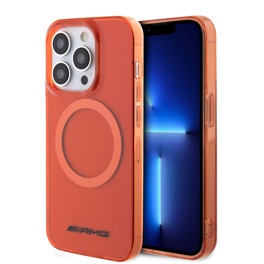 AMG iPhone 15 Pro Backcover hoesje - Magsafe - Oranje-Hoesjes-Ilumina Benelux