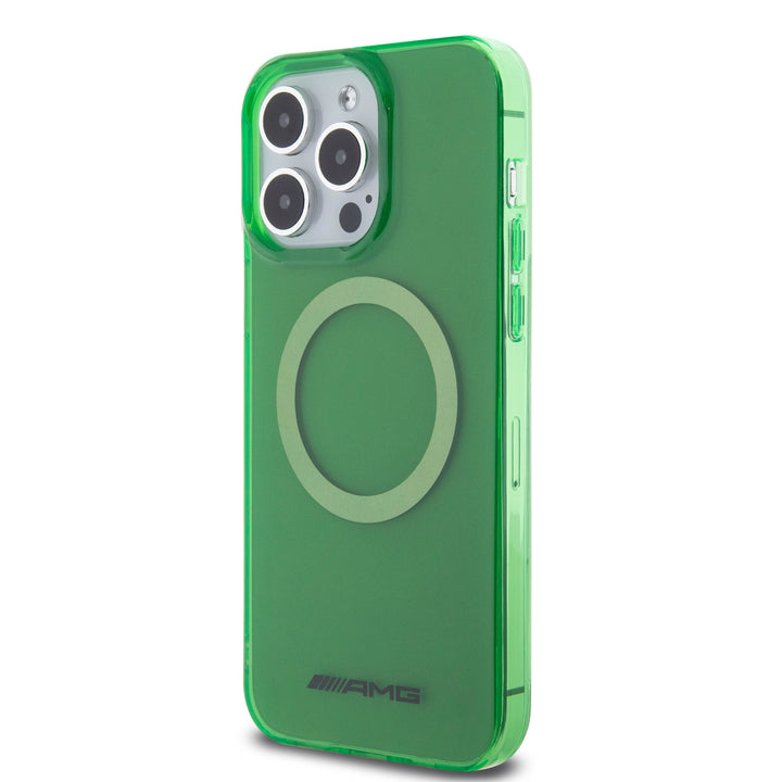 AMG iPhone 15 Pro Max Backcover hoesje - Magsafe - Groen-Hoesjes-Ilumina Benelux