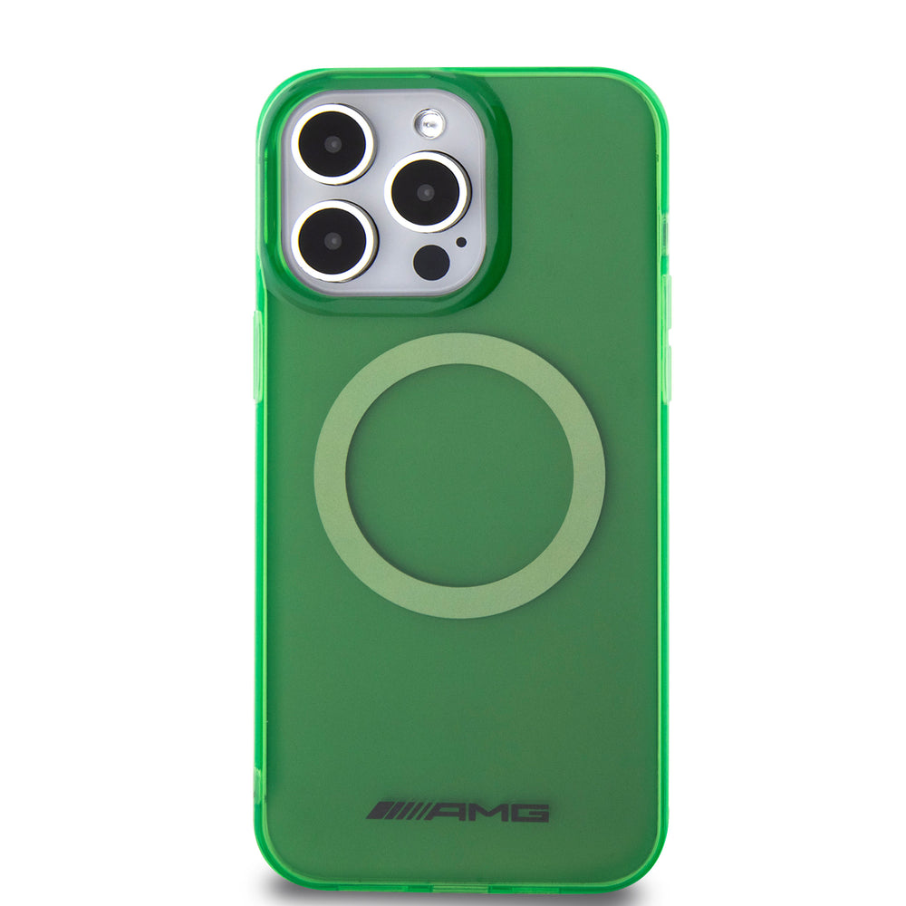 AMG iPhone 15 Pro Max Backcover hoesje - Magsafe - Groen-Hoesjes-Ilumina Benelux