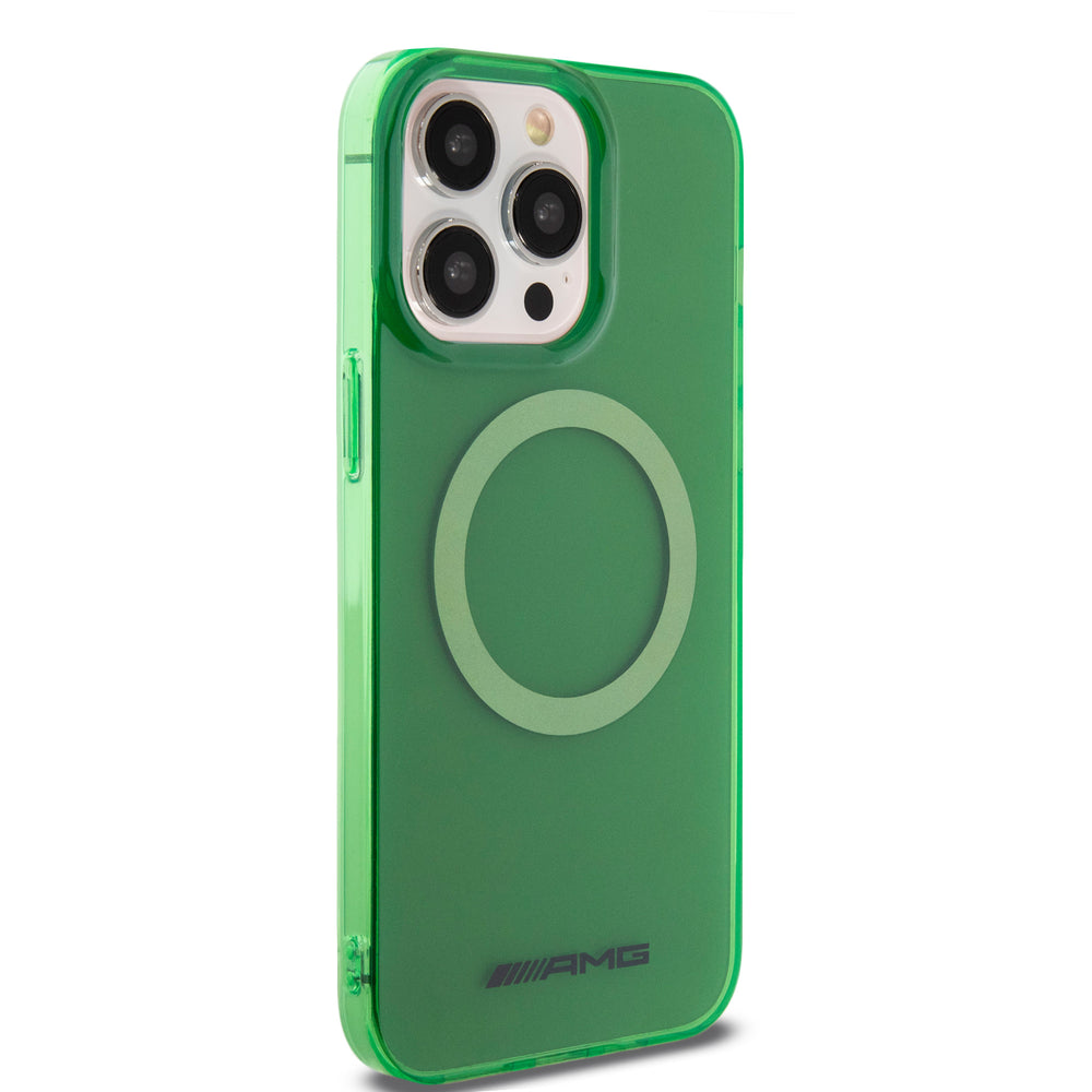 AMG iPhone 15 Pro Max Backcover hoesje - Magsafe - Groen-Hoesjes-Ilumina Benelux