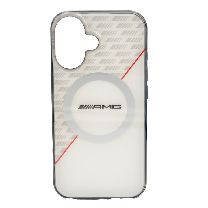 AMG iPhone 16 Backcover hoesje - Double layer - Magsafe - Rood-Hoesjes-Ilumina Benelux