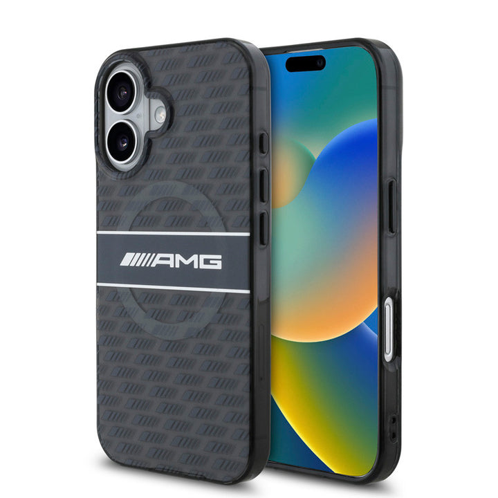 AMG iPhone 16 Backcover hoesje - Double layer - Magsafe - Transparant-Hoesjes-Ilumina Benelux
