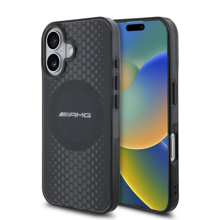 AMG iPhone 16 Backcover hoesje Magsafe double layer - Zwart-Hoesjes-Ilumina Benelux