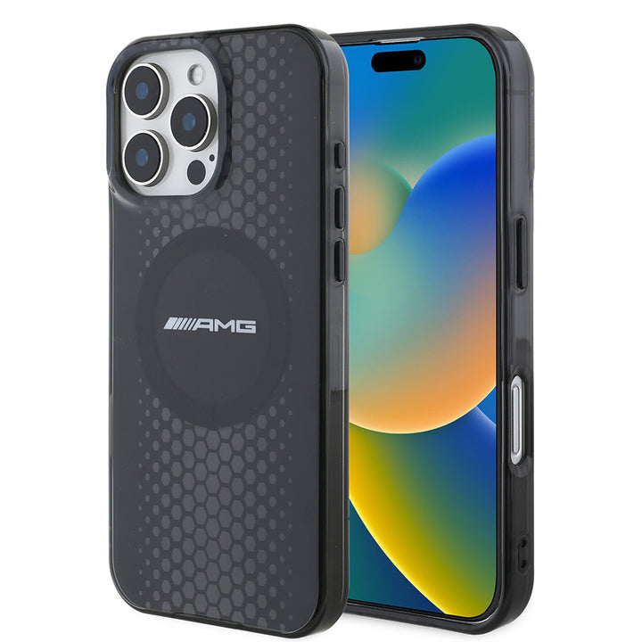 AMG iPhone 16 Pro Backcover hoesje Magsafe double layer - Zwart-Hoesjes-Ilumina Benelux