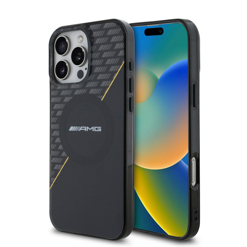 AMG iPhone 16 Pro Max Back Cover hoesje - Magsafe - Double Layer - Zwart-Hoesjes-Ilumina Benelux