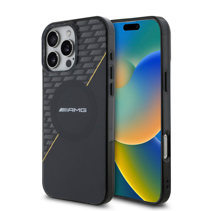 AMG iPhone 16 Pro Max Back Cover hoesje - Magsafe - Double Layer - Zwart-Hoesjes-Ilumina Benelux
