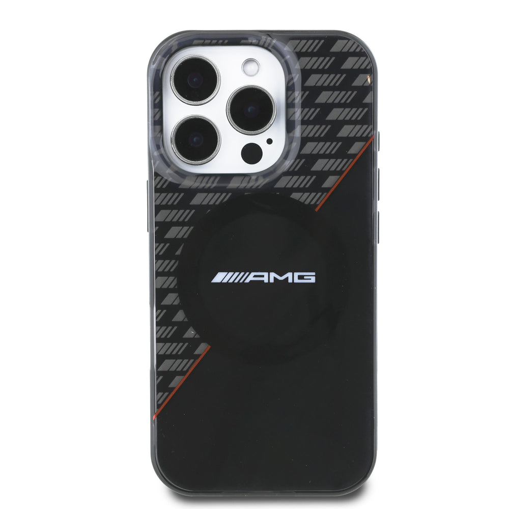 AMG iPhone 16 Pro Max Backcover hoesje Double layer - Magsafe - Zwart-Hoesjes-Ilumina Benelux