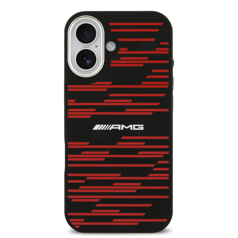 AMG iPhone 17 Backcover hoesje - Magsafe - Red Line Graphics - Zwart-Hoesjes-Ilumina Benelux