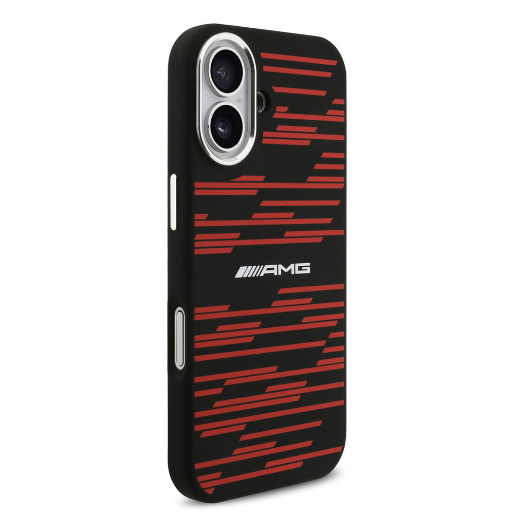 AMG iPhone 17 Backcover hoesje - Magsafe - Red Line Graphics - Zwart-Hoesjes-Ilumina Benelux