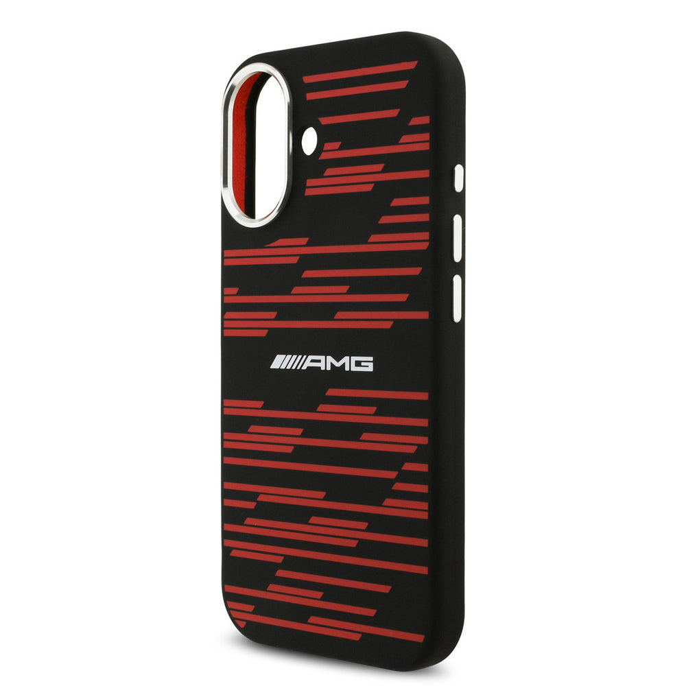AMG iPhone 17 Backcover hoesje - Magsafe - Red Line Graphics - Zwart-Hoesjes-Ilumina Benelux