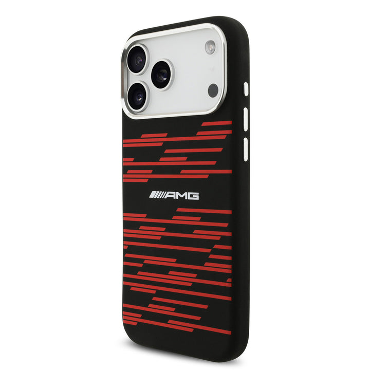 AMG iPhone 17 Pro Max Backcover hoesje - Magsafe - Red Line Graphics - Zwart-Hoesjes-Ilumina Benelux