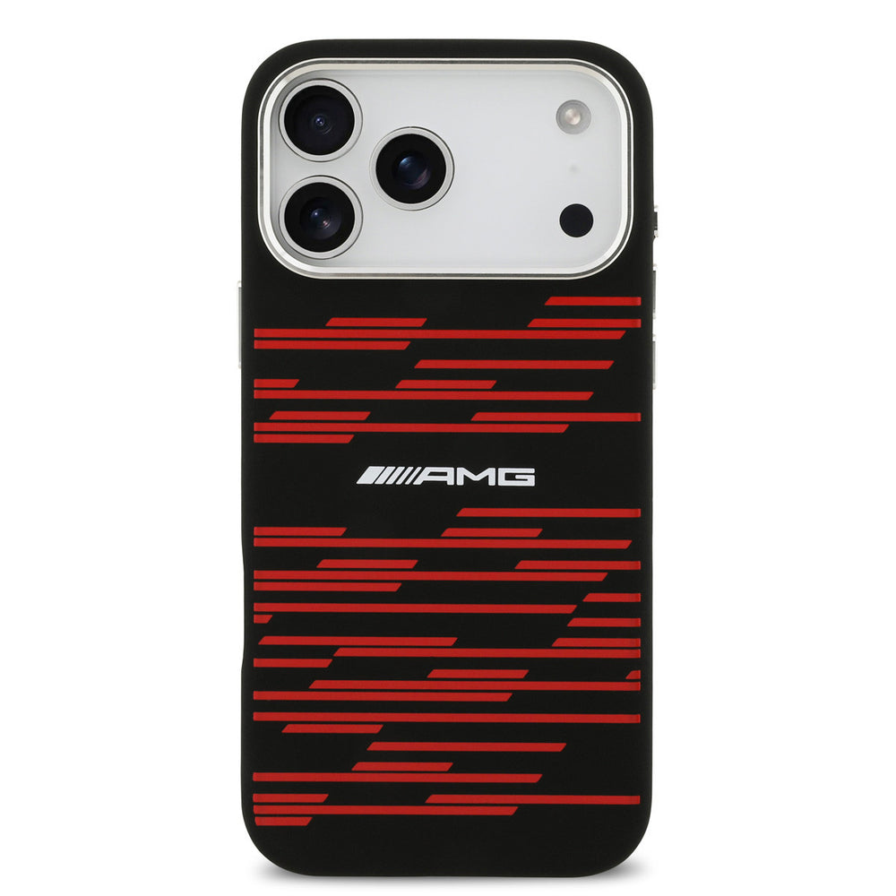 AMG iPhone 17 Pro Max Backcover hoesje - Magsafe - Red Line Graphics - Zwart-Hoesjes-Ilumina Benelux