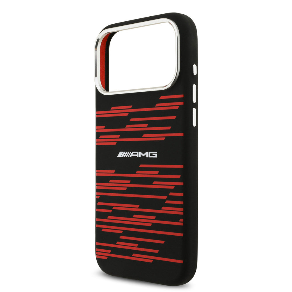 AMG iPhone 17 Pro Max Backcover hoesje - Magsafe - Red Line Graphics - Zwart-Hoesjes-Ilumina Benelux