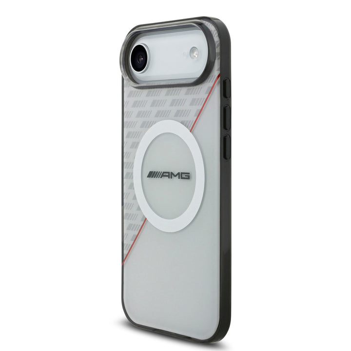 AMG iPhone Air Backcover hoesje - Magsafe - Double Layer - Red Line - Zwart-Hoesjes-Ilumina Benelux