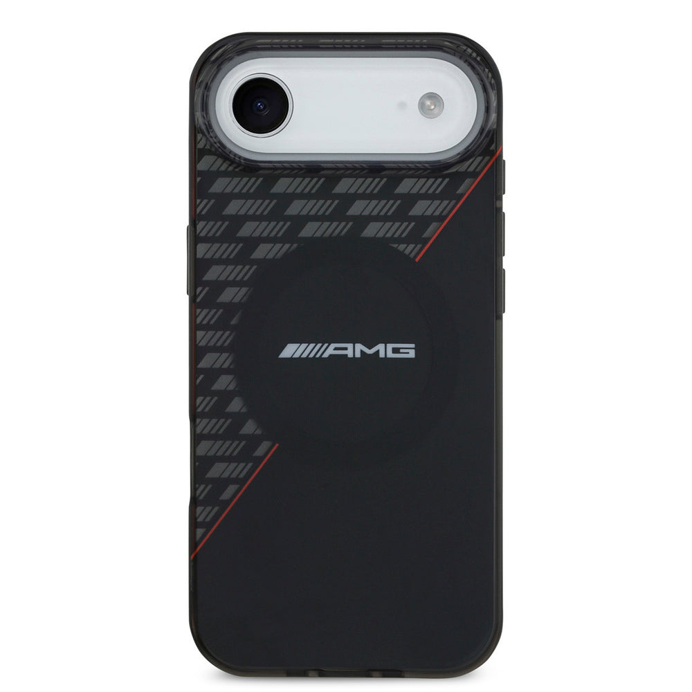 AMG iPhone Air Backcover hoesje - Magsafe - Double Layer - Red Line - Zwart-Hoesjes-Ilumina Benelux