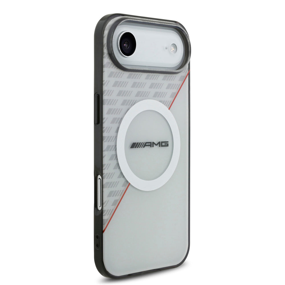 AMG iPhone Air Backcover hoesje - Magsafe - Double Layer - Red Line - Zwart-Hoesjes-Ilumina Benelux