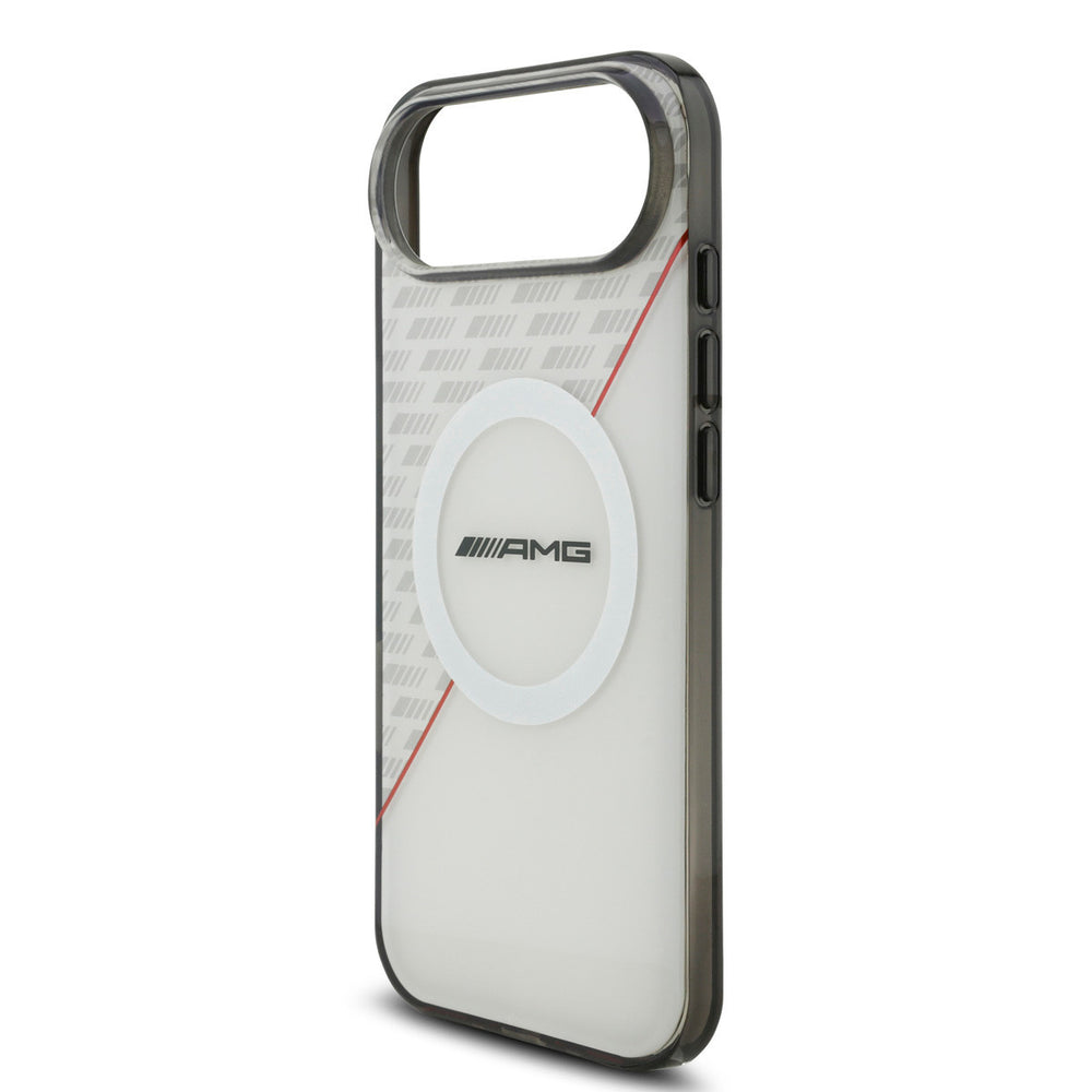 AMG iPhone Air Backcover hoesje - Magsafe - Double Layer - Red Line - Zwart-Hoesjes-Ilumina Benelux