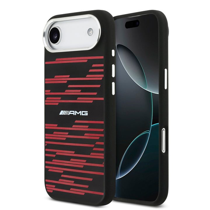 AMG iPhone Air Backcover hoesje - Magsafe - Red Line Graphics - Zwart-Hoesjes-Ilumina Benelux