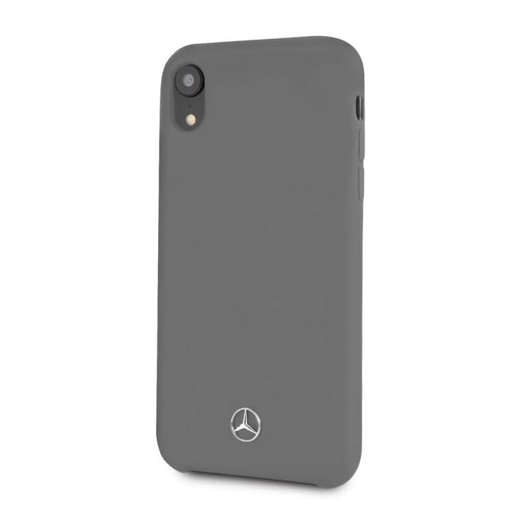 Apple Grijs Mercedes-Benz Back Cover voor iPhone XR - Silicone-Hoesjes-Ilumina Benelux