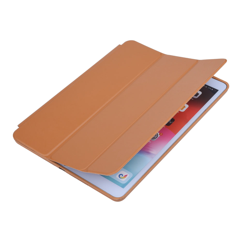 iPad 8 (2020), iPad 7 (2019), iPad 9 (2021), 10.2 inch Bruin Book Case Tablethoes Smart Case-Tablethoesjes-Ilumina Benelux