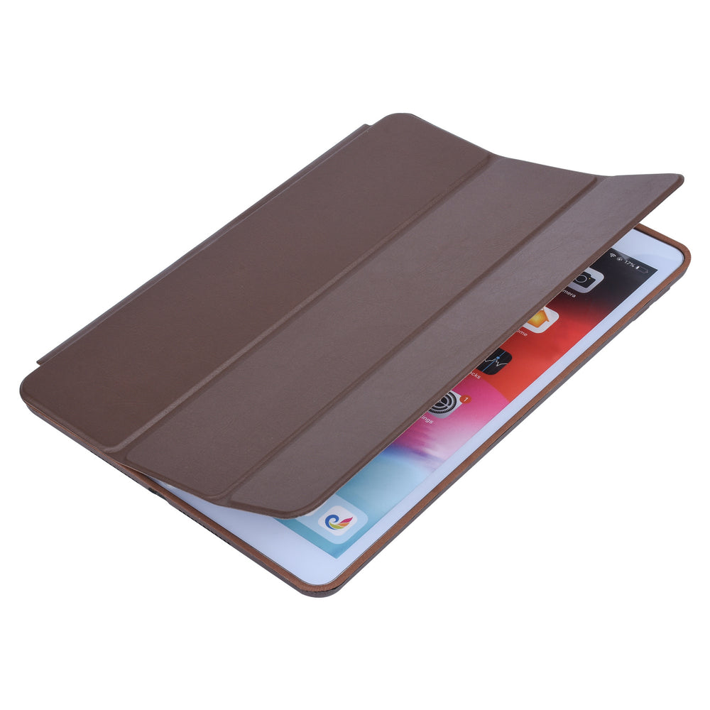 iPad 8 (2020), iPad 7 (2019), iPad 9 (2021), 10.2 inch Bruin Smart Case - Book Case Tablethoes-Tablethoesjes-Ilumina Benelux