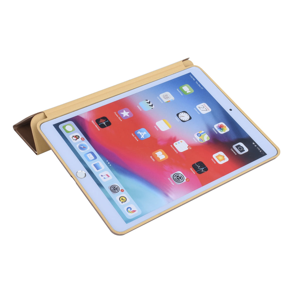 iPad 8 (2020), iPad 7 (2019), iPad 9 (2021), 10.2 inch Goud Smart Case - Book Case Tablethoes-Tablethoesjes-Ilumina Benelux
