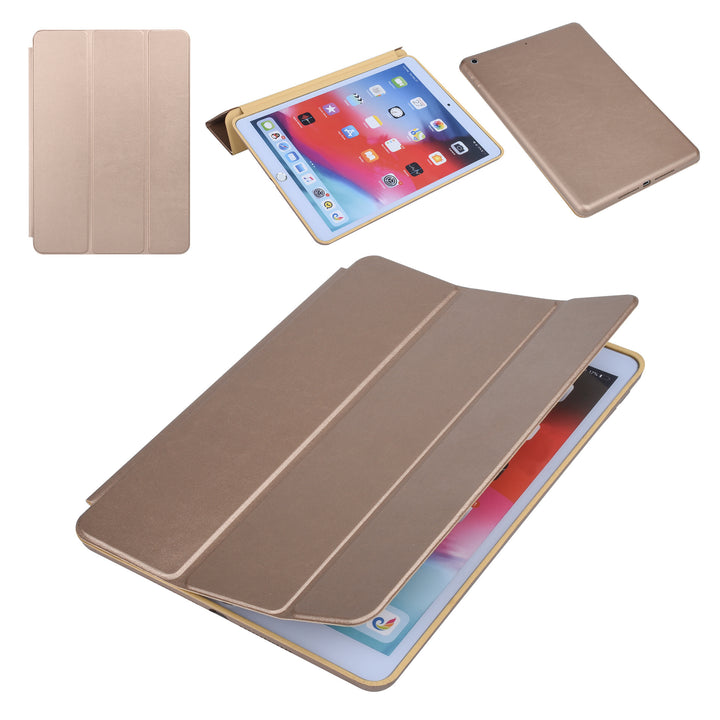 iPad 8 (2020), iPad 7 (2019), iPad 9 (2021), 10.2 inch Goud Smart Case - Book Case Tablethoes-Tablethoesjes-Ilumina Benelux