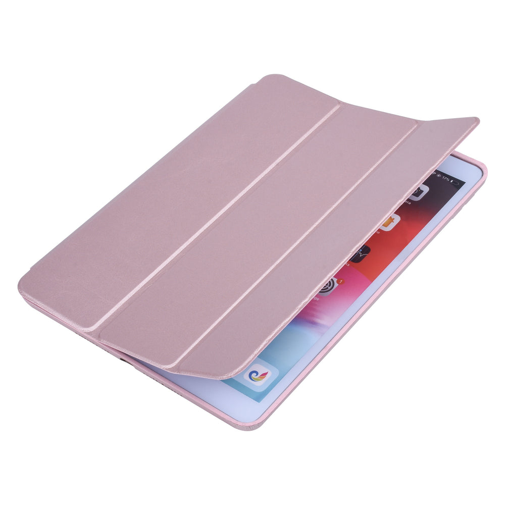 iPad 8 (2020), iPad 7 (2019), iPad 9 (2021), 10.2 inch Rose Gold Smart Case - Book Case Tablethoes-Tablethoesjes-Ilumina Benelux