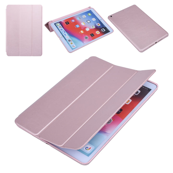 iPad 8 (2020), iPad 7 (2019), iPad 9 (2021), 10.2 inch Rose Gold Smart Case - Book Case Tablethoes-Tablethoesjes-Ilumina Benelux