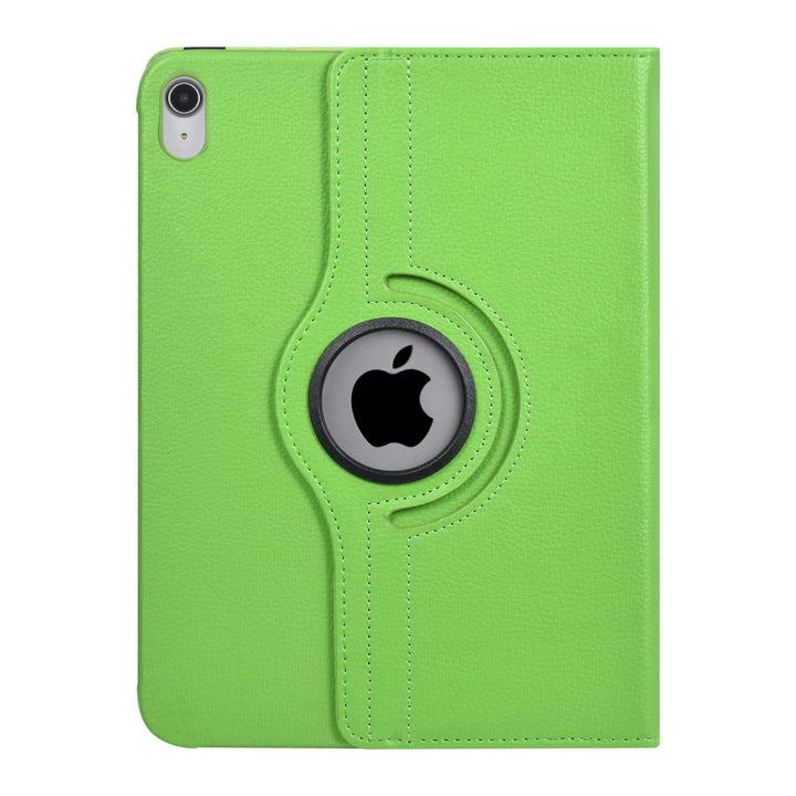 iPad 10.9 (2022) / iPad 11 2025 A16 / iPad 12 2026 A19 Book Case Tablet hoesje - 360 Graden Draaibaar - Groen-Tablethoesjes-Ilumina Benelux