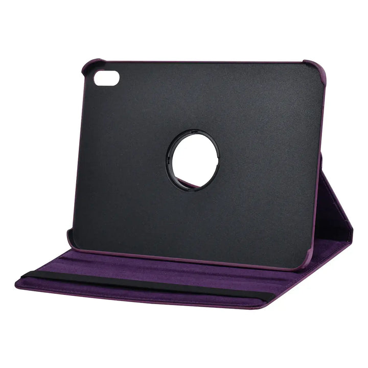 iPad 10.9 (2022) / iPad 11 2025 A16 / iPad 12 2026 A19 Book Case Tablet hoesje - 360 Graden Draaibaar - Paars-Tablethoesjes-Ilumina Benelux