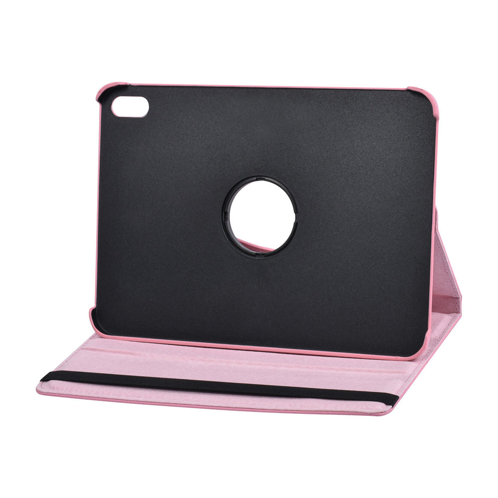 iPad 10.9 (2022) / iPad 11 2025 A16 / iPad 12 2026 A19 Book Case Tablet hoesje - 360 graden draaibaar - Roze-Tablethoesjes-Ilumina Benelux